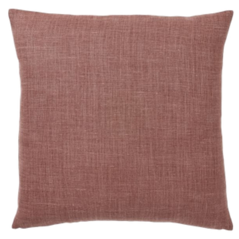 *Pottery Barn Libeco 24" Linen Pillow Cover Redwood